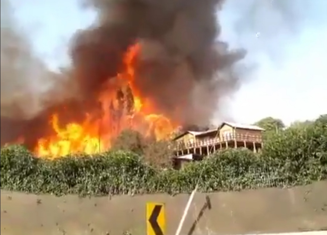 Alerta Roja en Quillota por incendio forestal que amenazó viviendas en Santa Rosa de Colmo - El Observador