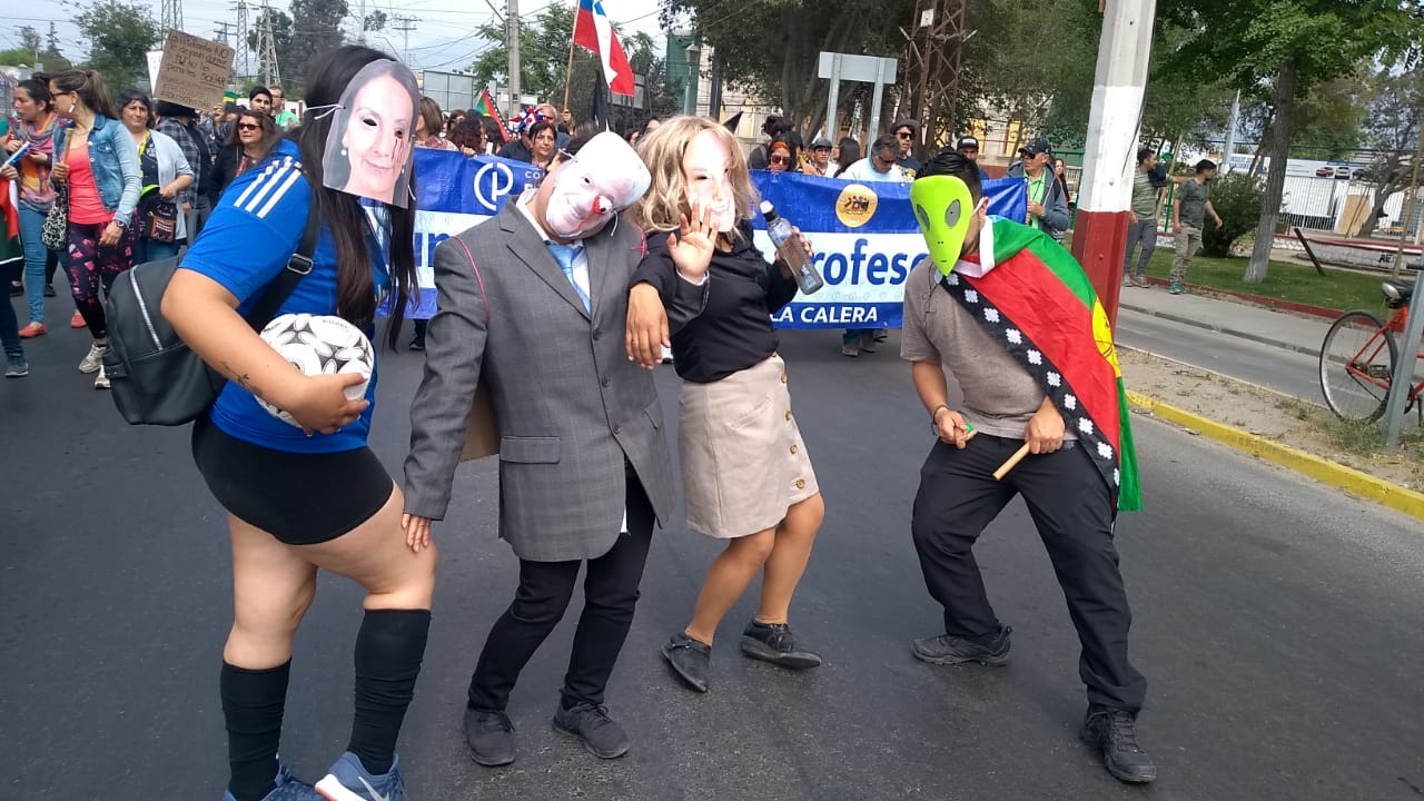 Masivas marchas se desarrollaron en Quillota y La Calera durante la jornada de paro nacional - El Observador