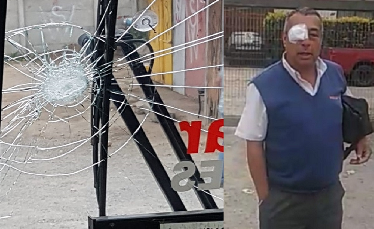 [VIDEO] Chofer resultó herido tras apedreo de microbus en Quilpué - El Observador